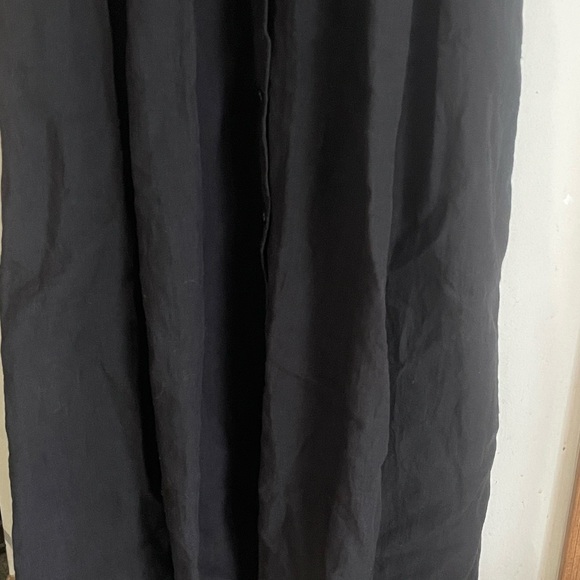 Jenni Kayne Day Dress Midi Linen Black - Picture 5 of 16